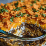 Cheesy Dorito Beef Bake is the ultimate comfort dish! 6 Cheesy Dorito Beef Bake