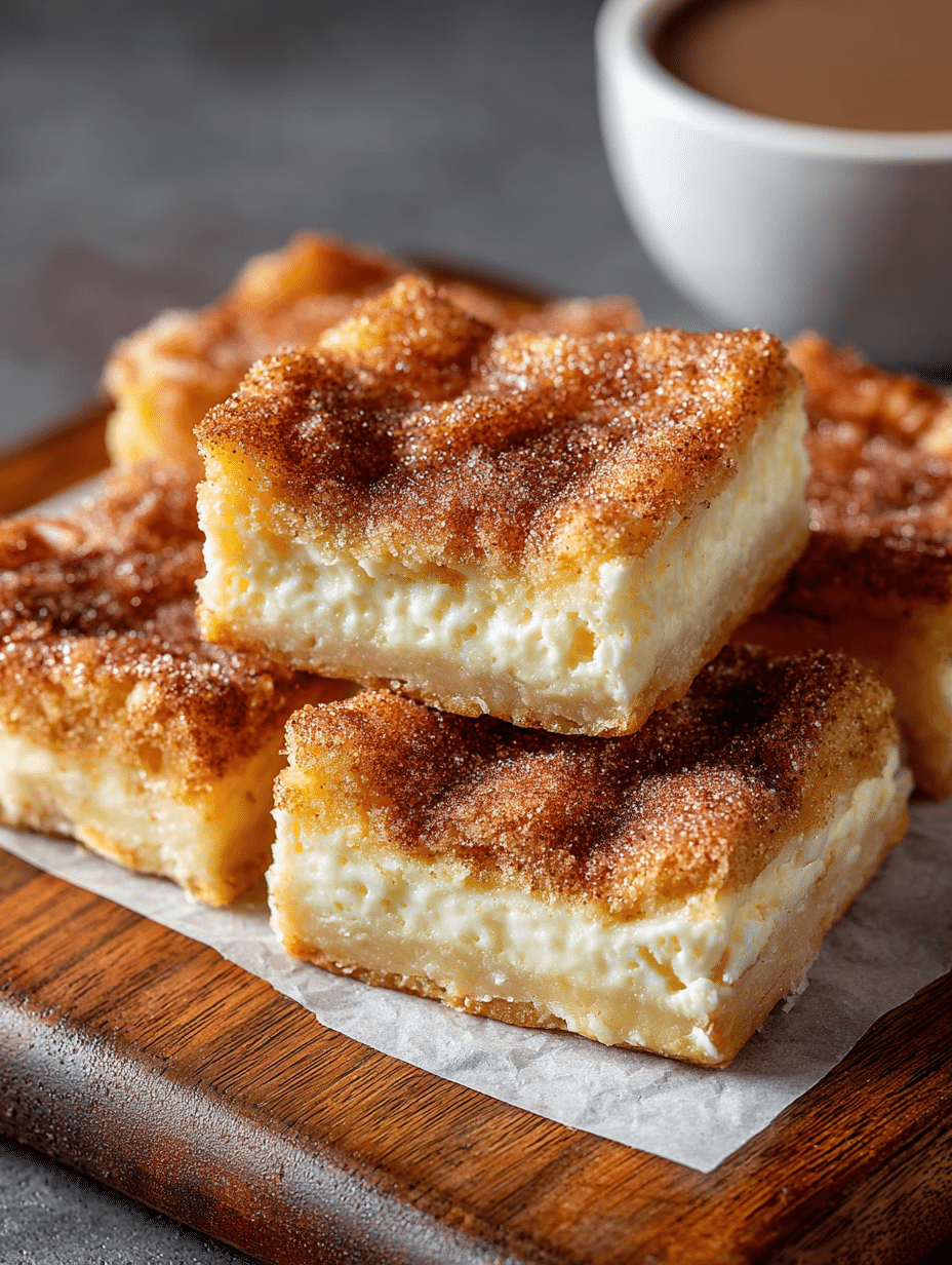 Cinnamon Sugar Cream Cheese Bars