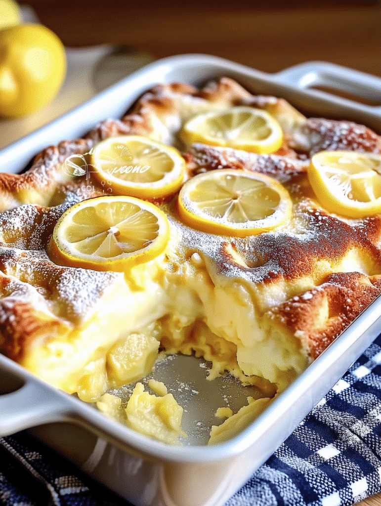 Cloudy Lemon Pudding Cake