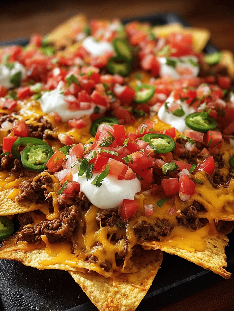 FULLY LOADED BEEF & CHEDDAR NACHO MOUNTAIN