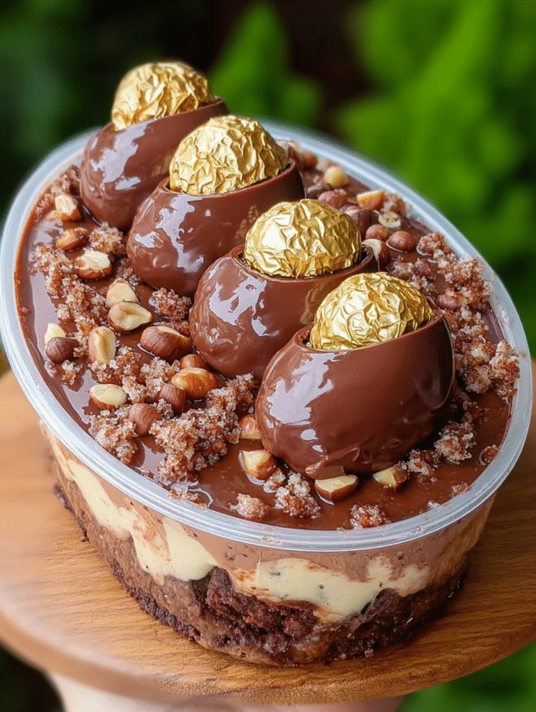 Ferrero Rocher Trifle Dessert