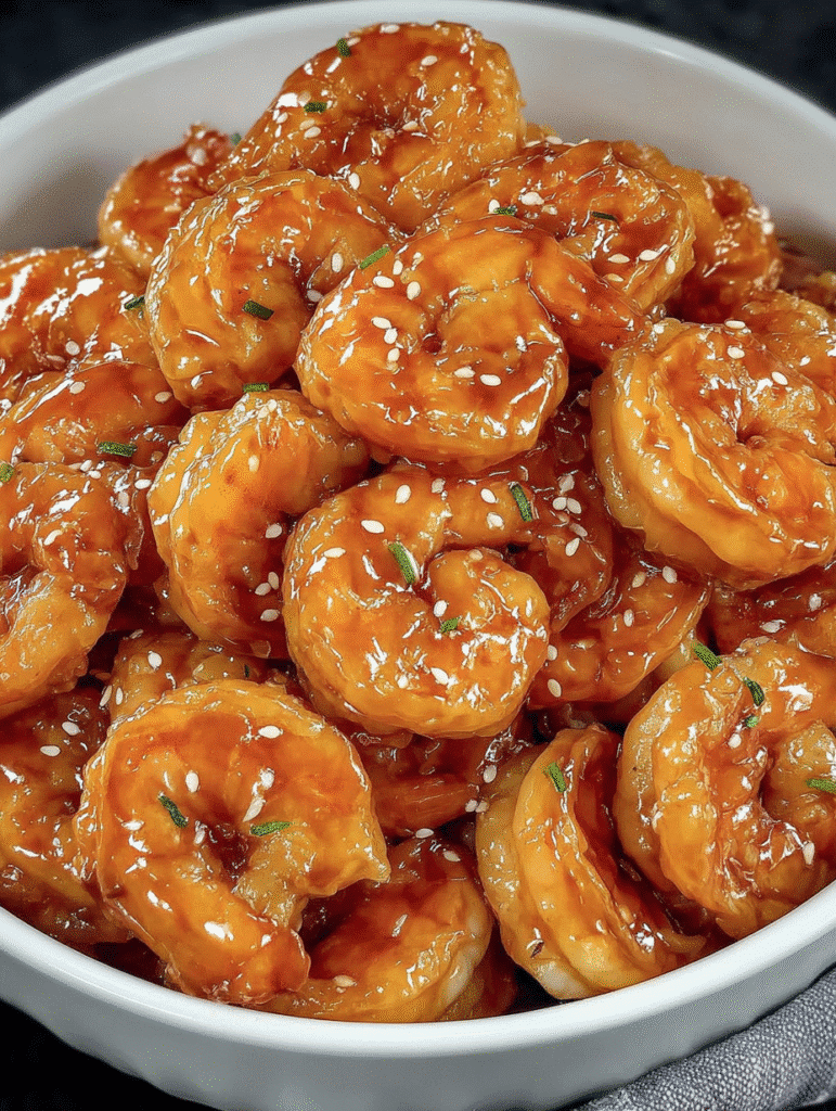 Honey Garlic Glazed Shrimp