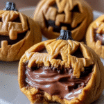 Jack-O’-Lantern Molten Chocolate Cookies ignite joy! 3 Jack-O’-Lantern Molten Chocolate Cookies