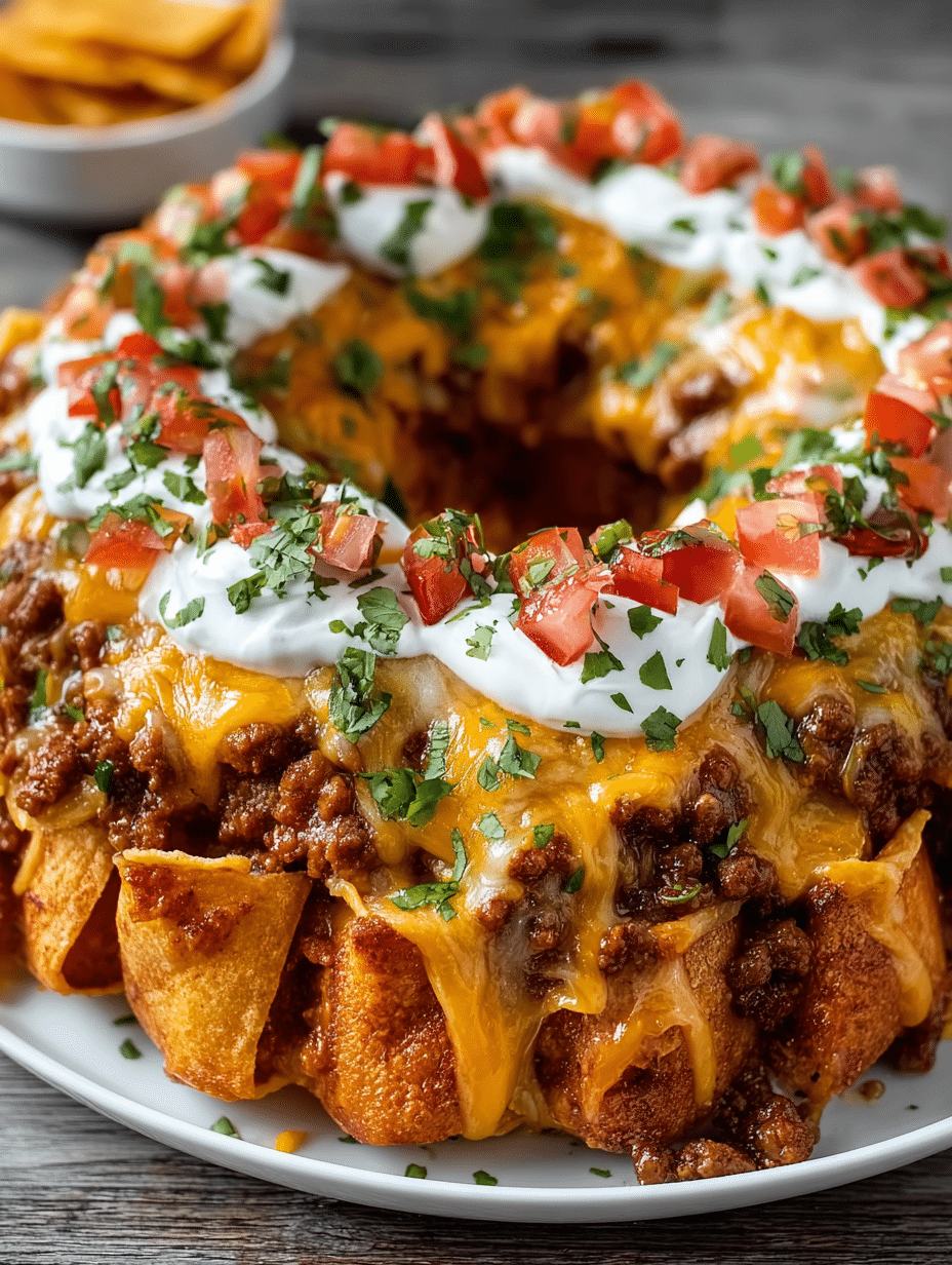 Loaded Nacho Ring Bake