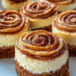 Mini Cinnamon Roll Cheesecakes: A Delicious Delight Awaits! 6 Mini Cinnamon Roll Cheesecakes