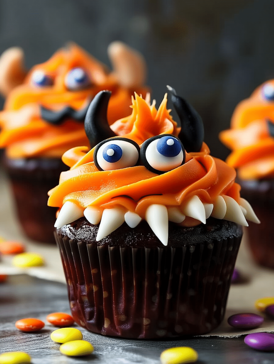 Monster Mash Chocolate Cupcakes: A Spooktacular Recipe! 2 Monster Mash Chocolate Cupcakes