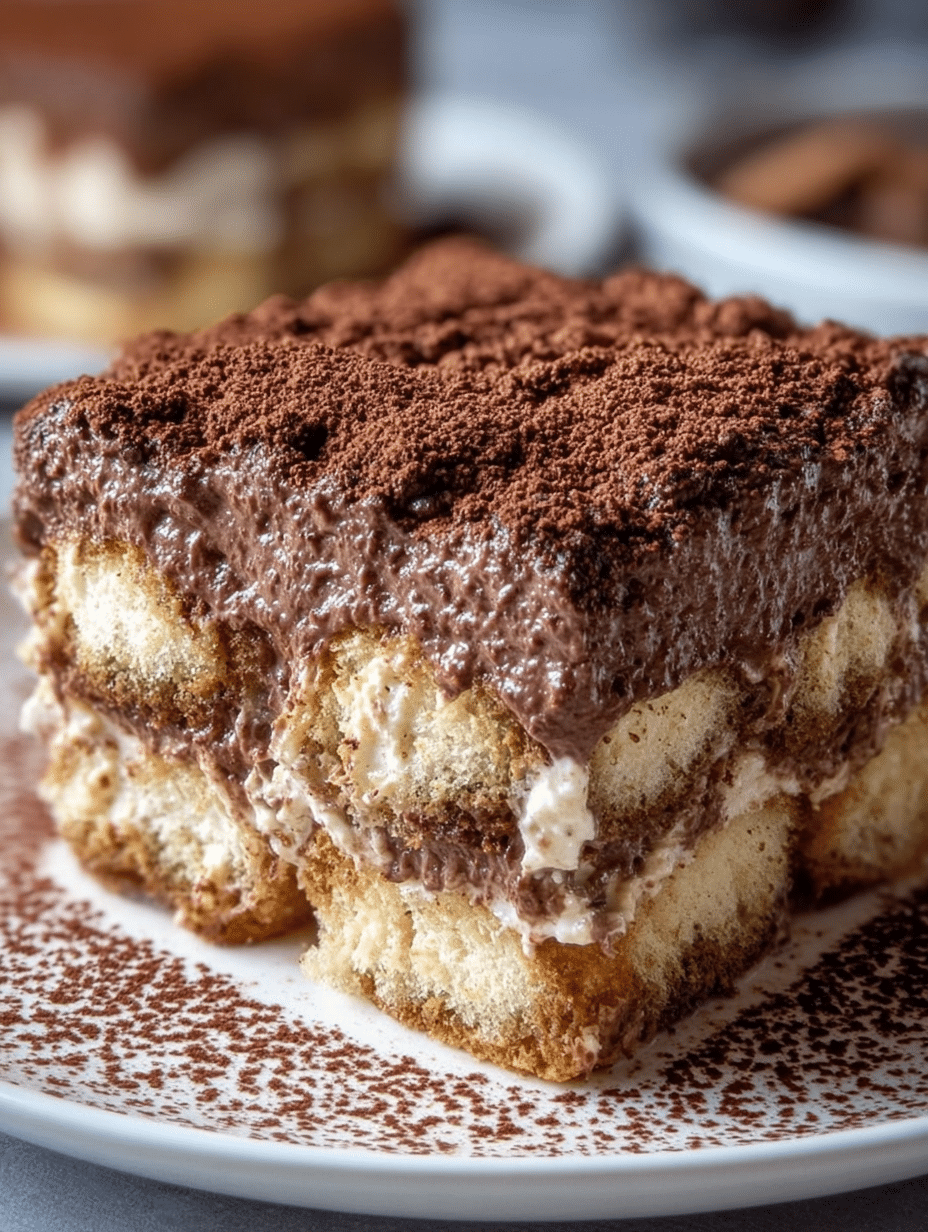 No-Bake Chocolate Tiramisu Dream