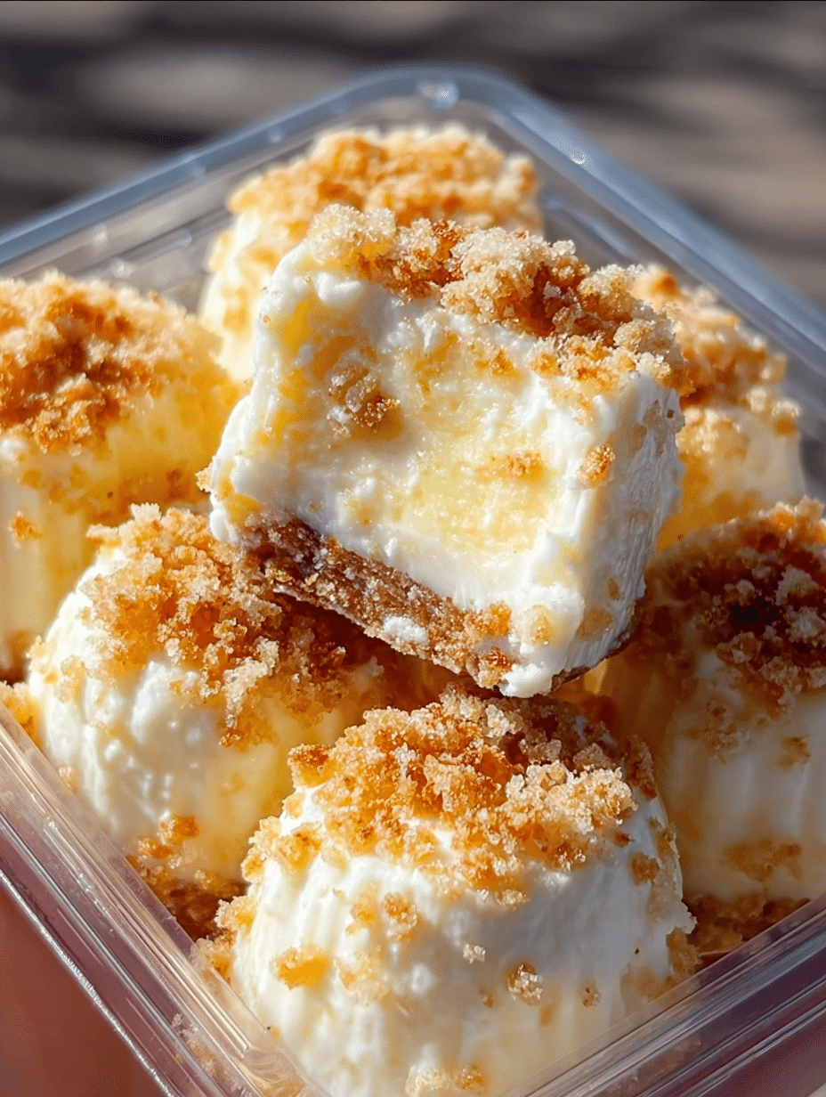 No-Bake Creamy Cheesecake Bites