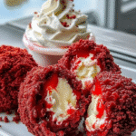 Red Velvet Cheesecake Truffle Bombs: A No-Bake Delight! 3 Red Velvet Cheesecake Truffle Bombs