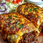 Smothered Cheesy Beef Burritos: A Delicious Recipe! 3 Smothered Cheesy Beef Burritos