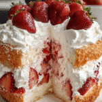 Strawberry Cloud Angel Cake: A Delightful Summer Treat! 6 Strawberry Cloud Angel Cake