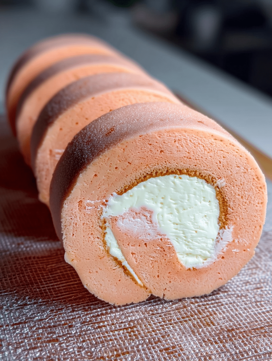Strawberry Cloud Roll Cake