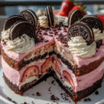 Strawberry Oreo Dream Cake: Indulge in Layered Bliss! 3 Strawberry Oreo Dream Cake