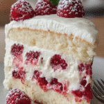 White Chocolate Raspberry Dream Cake
