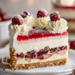 Cherry Cheesecake Layer Dream: An Irresistible Delight! 3 Cherry Cheesecake Layer Dream