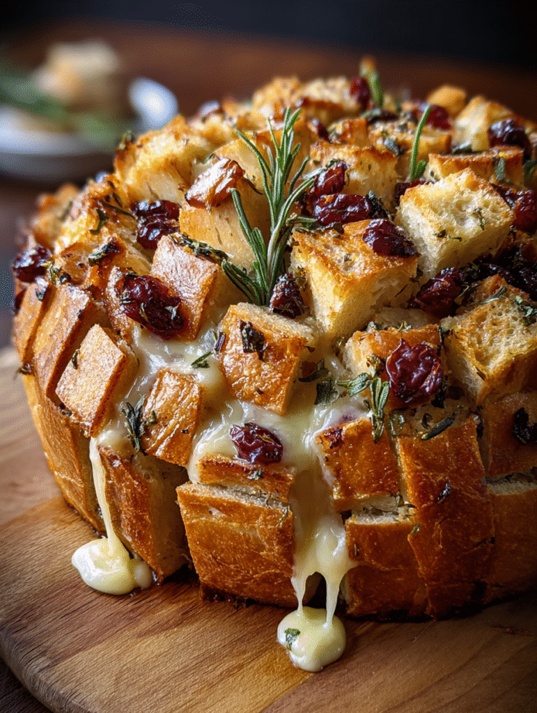 Cranberry Brie Pull-Apart Party Loaf: A Must-Try Appetizer!