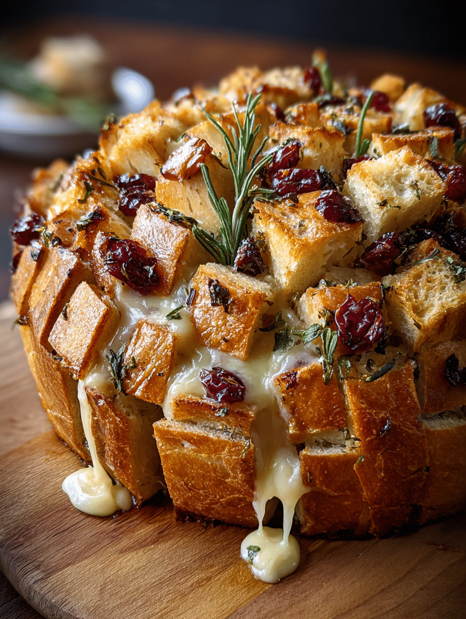 Cranberry Brie Pull-Apart Party Loaf: A Must-Try Appetizer! 2 Cranberry Brie Pull-Apart Party Loaf
