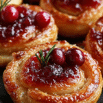 Cranberry Honey Puff Pastry Swirls: A Festive Treat! 3 Cranberry Honey Puff Pastry Swirls