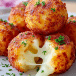 Crispy Mozzarella Potato Bombs