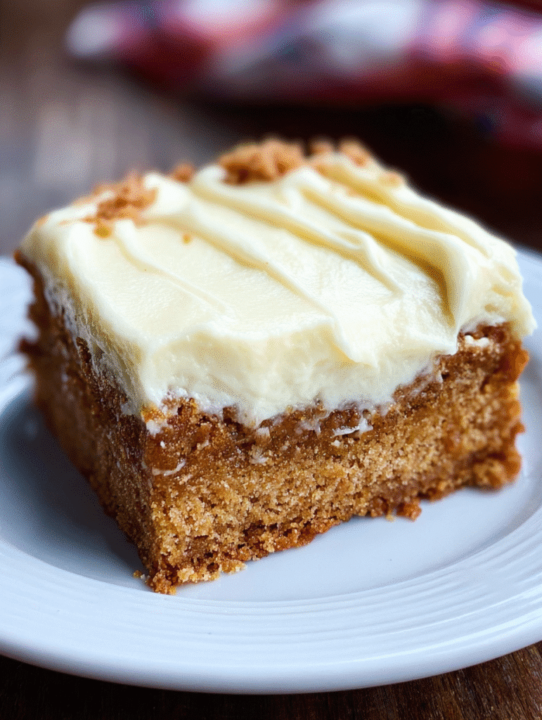 Frosted Brown Sugar Blondies