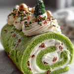 Holiday Mint Vanilla Christmas Roll Cake: A Festive Delight! 3 Holiday Mint Vanilla Christmas Roll Cake