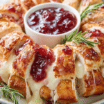 Holiday Turkey Cranberry Pull-Apart Ring: A Festive Treat! 3 Holiday Turkey Cranberry Pull-Apart Ring