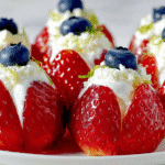 Lemon-Cream Stuffed Strawberry Blossoms: A Delightful Treat! 3 Lemon-Cream Stuffed Strawberry Blossoms