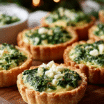 Mini Spinach–Cheese Holiday Tartlets: Impress Guests Easily! 3 Mini Spinach–Cheese Holiday Tartlets