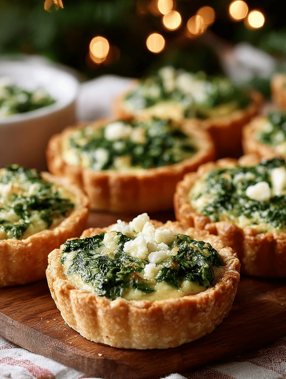 Mini Spinach–Cheese Holiday Tartlets: Impress Guests Easily! 2 Mini Spinach–Cheese Holiday Tartlets