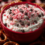 Peppermint Chocolate Chip Cheesecake Dip
