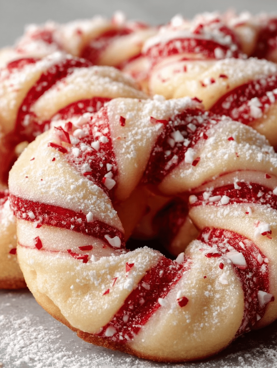 Peppermint Swirl Snow Cookies: Holiday Baking Delight! 2 Peppermint Swirl Snow Cookies