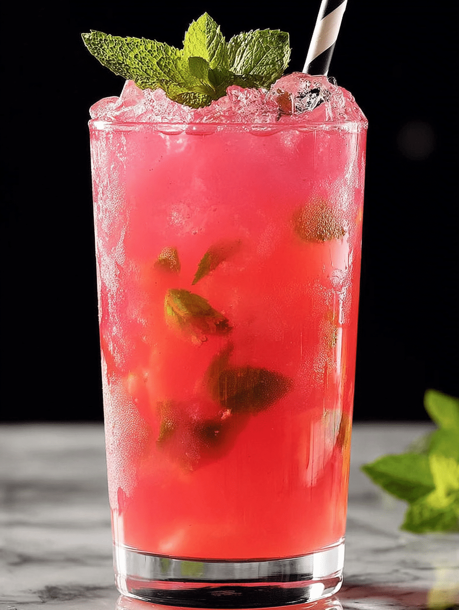 Pink Coconut Mojito