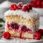 Raspberry Coconut Poke Cake Recipe: A Delightful Treat! 3 Raspberry Coconut Poke Cake Recipe