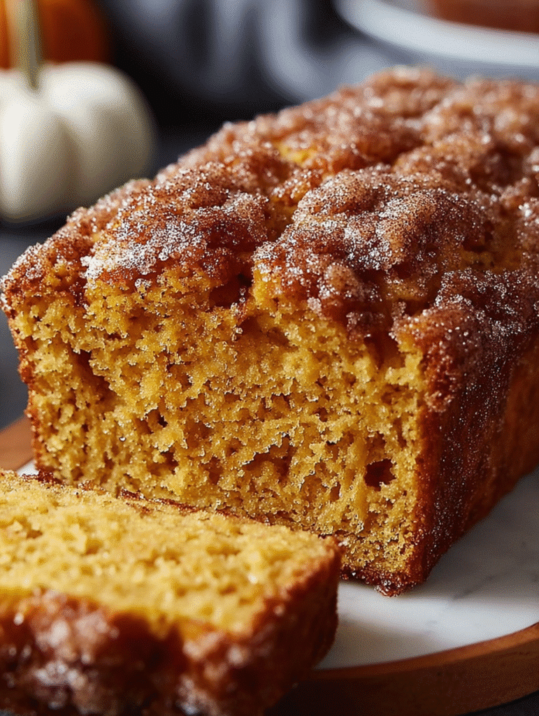 Snickerdoodle Pumpkin Bread