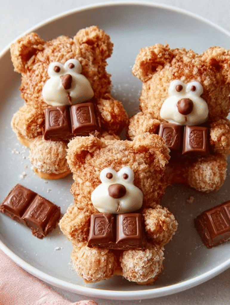 Teddy Bear Chocolate Hug Cookies