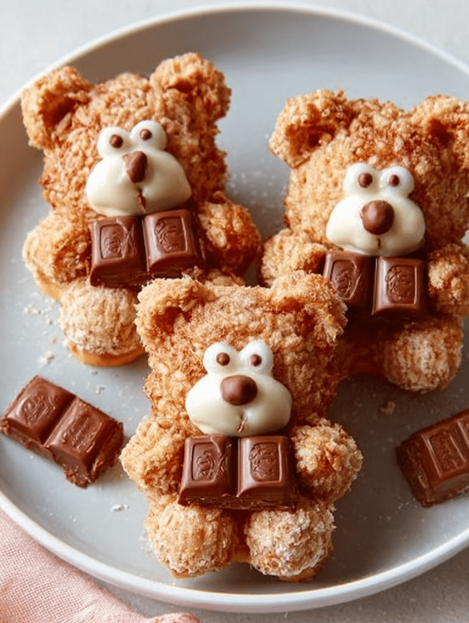 Teddy Bear Chocolate Hug Cookies