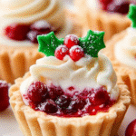 WHITE CHOCOLATE CRANBERRY HOLLY TART BITES: Discover This Festive Delight! 3 WHITE CHOCOLATE CRANBERRY HOLLY TART BITES