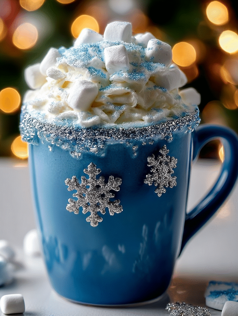 Winter Blue Velvet Hot Cocoa