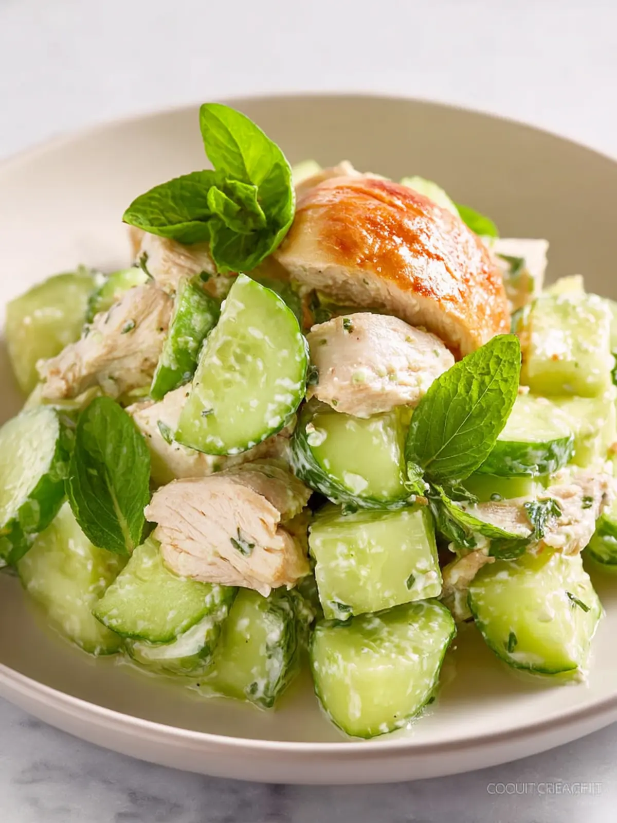 Chicken Cucumber Salad: Refreshingly Easy for Summer Days 5 Chicken Cucumber Salad First Image