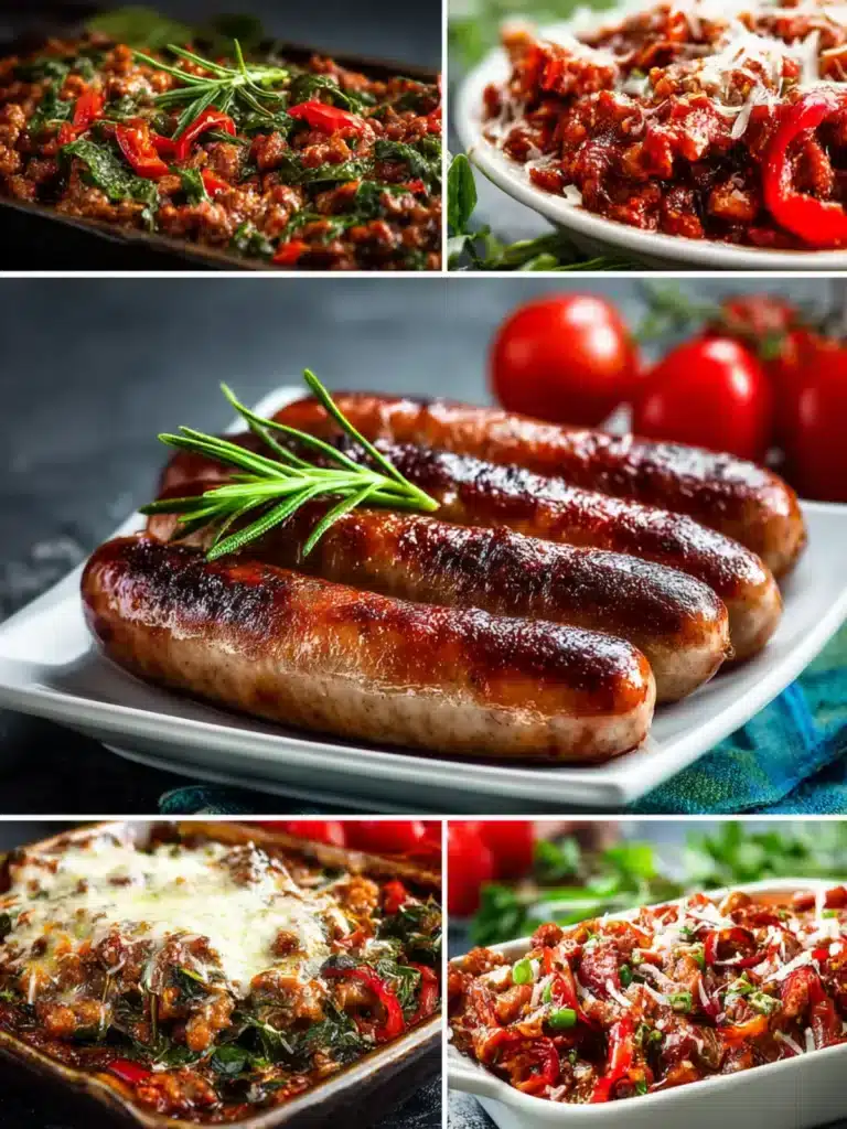 Low-Carb or Keto Italian Sausage Recipes First Image
