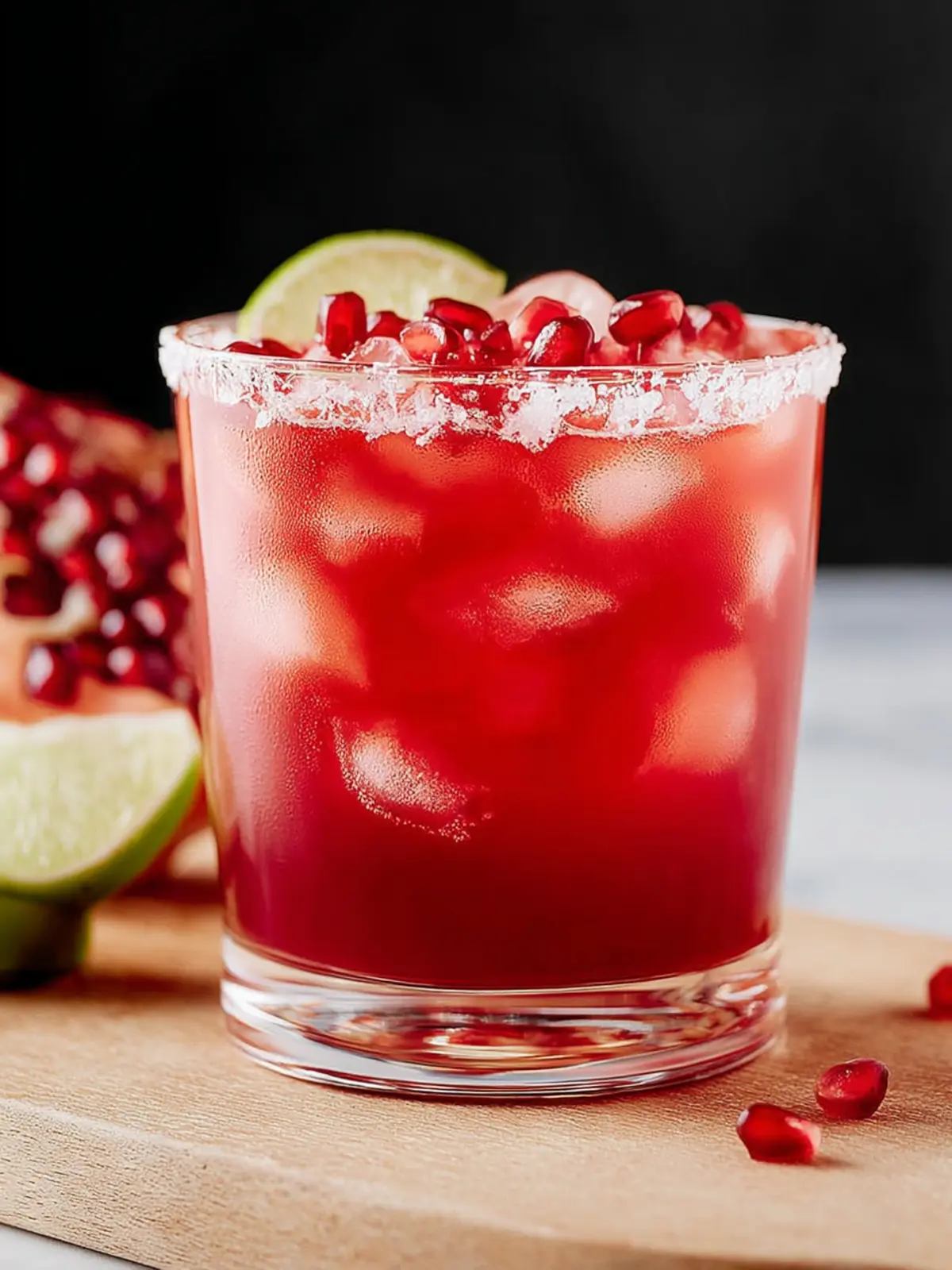 Easy Pomegranate Mocktail First Image