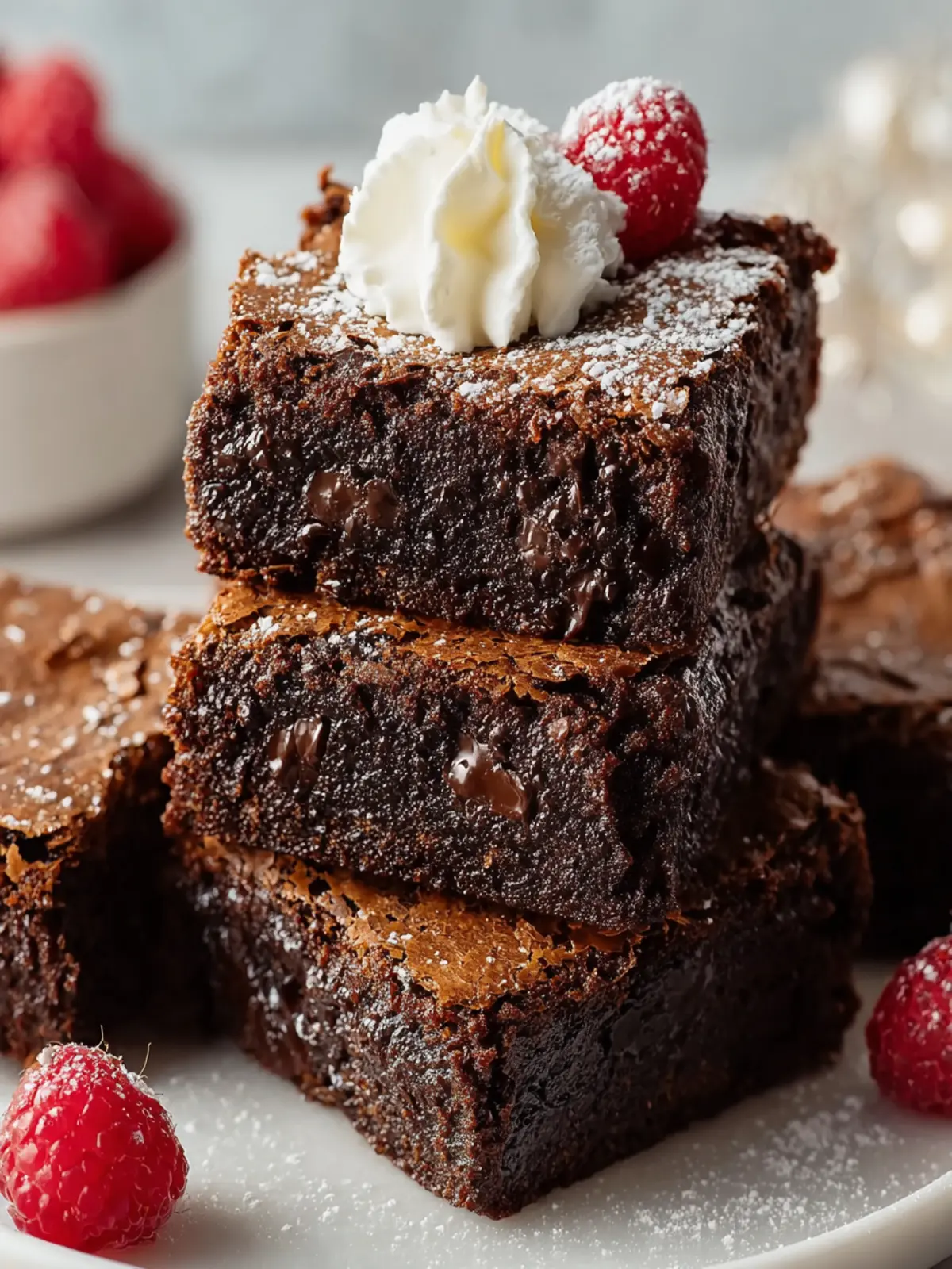 Irresistible Non-Alc Gin-Flavored Gingerbread Brownies First Image