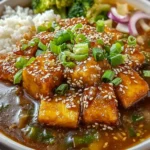 Ginger Miso Brothy Soup with Crispy Shredded Sesame Tofu Delight First Image