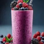 High Protein Berries Smoothie: An Incredible Ultimate Recipe for Weight Loss First Image