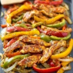 Sheet Pan Chicken Fajitas First Image