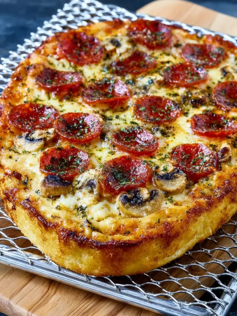 Air Fryer Pizza First Image