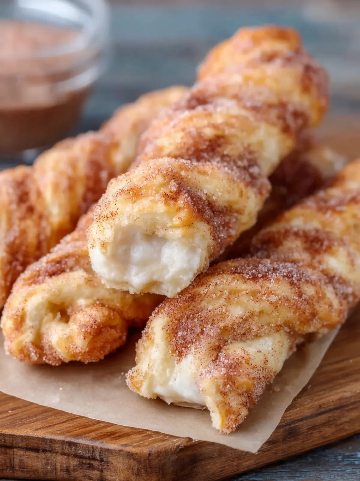 Fluffy Buttery Cinnamon Sugar Twists First Image