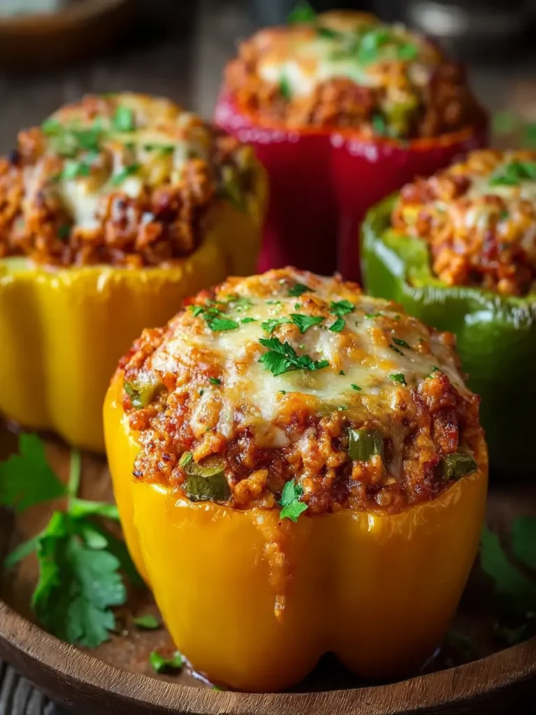 Ground Turkey Stuffed Peppers First Image
