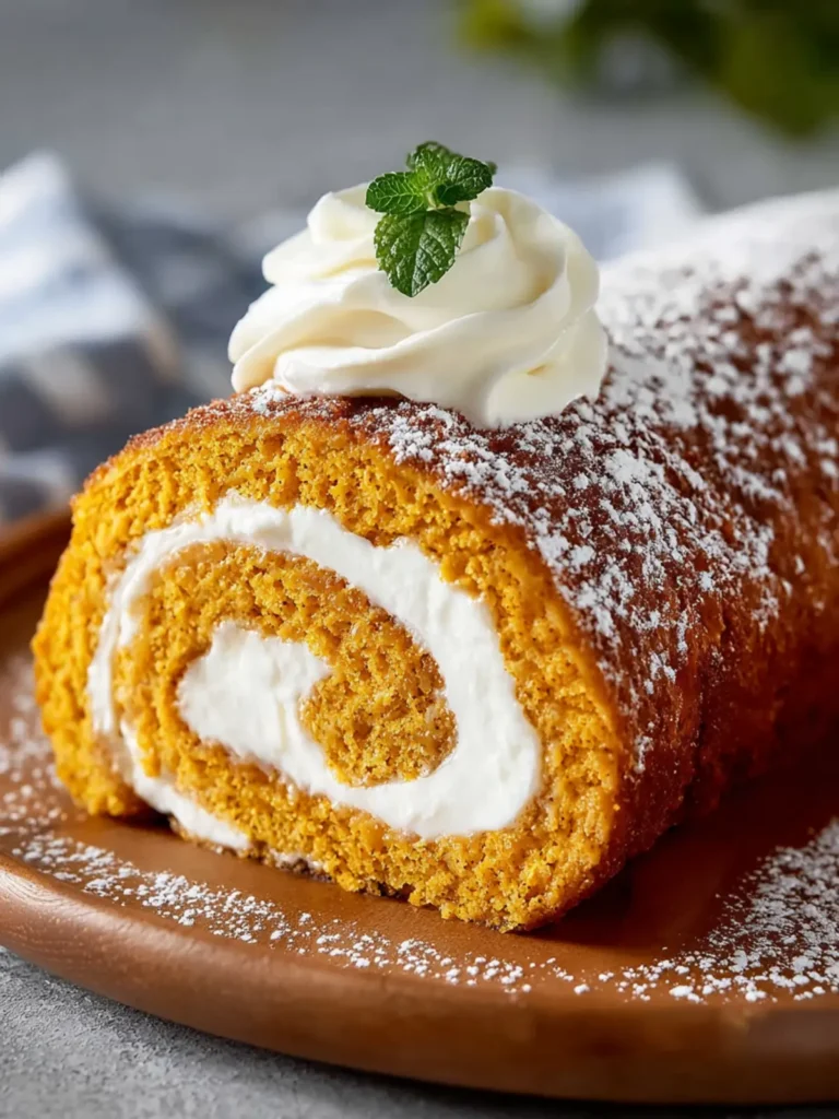 Delicious Classic Pumpkin Roll – The Ultimate Fall Dessert! First Image