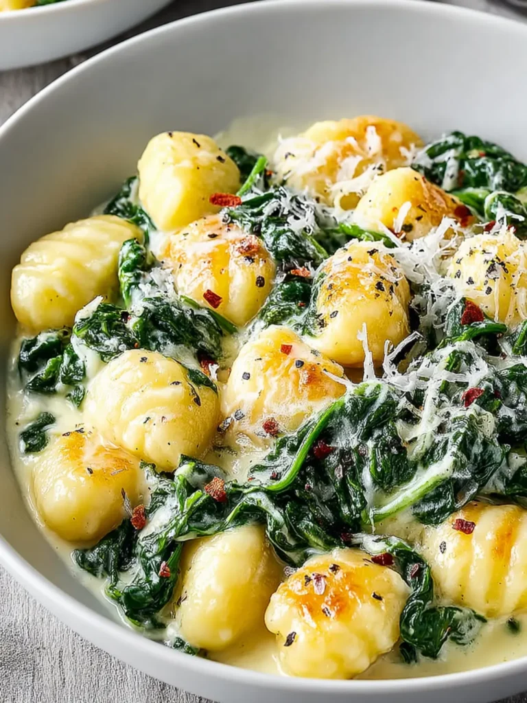 Irresistible Creamy Spinach and Ricotta Gnocchi Recipe First Image